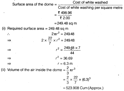 NCERT Solutions for Class 9 Maths Chapter 13 Surface Areas and Volumes a8 8